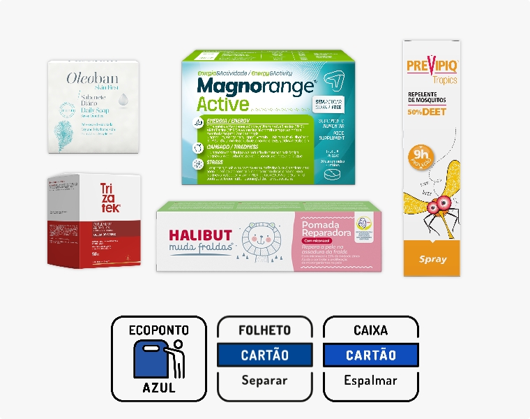 Caixas de Cartão e Folhetos Informativos